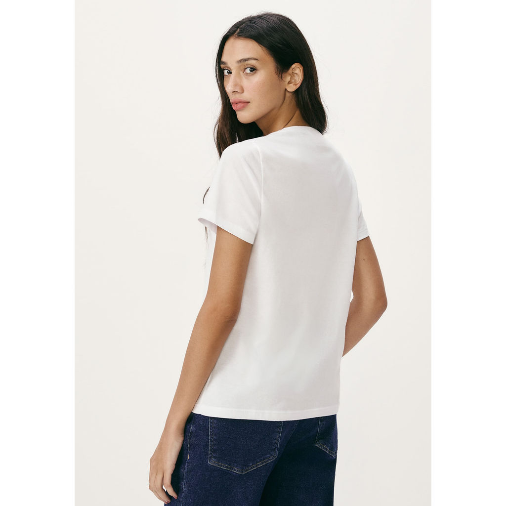 Camiseta Básica Feminina Slim World · foto 2