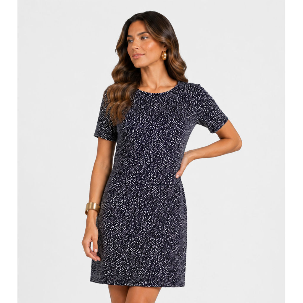 Vestido Feminino Estampado Select Azul