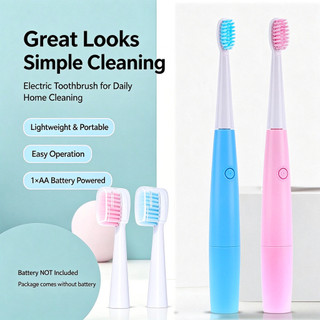 Escova de dentes elétrica simples japonesa No. Tipo de 5 baterias (sem necessidade de bateria para trazer sua própria)