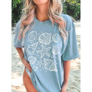 Camiseta Concha Praia Aesthetic Feminina Masculina Unissex