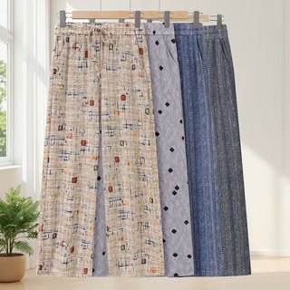 2026 verão novo estilo na moda calças femininas Boutique elástico cintura alta calças retas Drape legal calças casuais