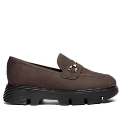 Mocassim Feminino Modare Napa Veluna Solado Tratorado Marrom