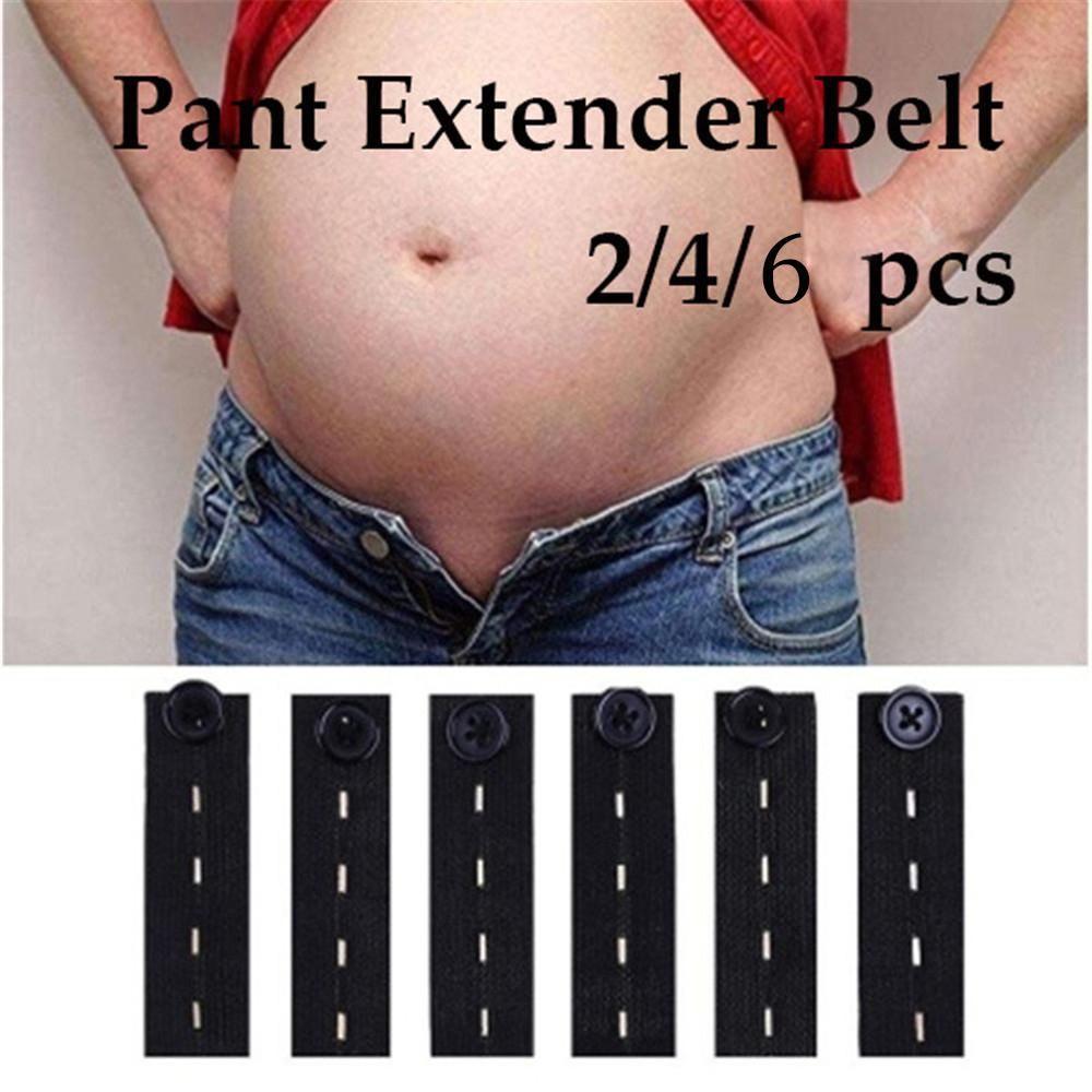 2/4/6 Pcs Cinto Extensor De Calça Jeans Acessórios De Vestuário Saias De Maternidade Ganchos