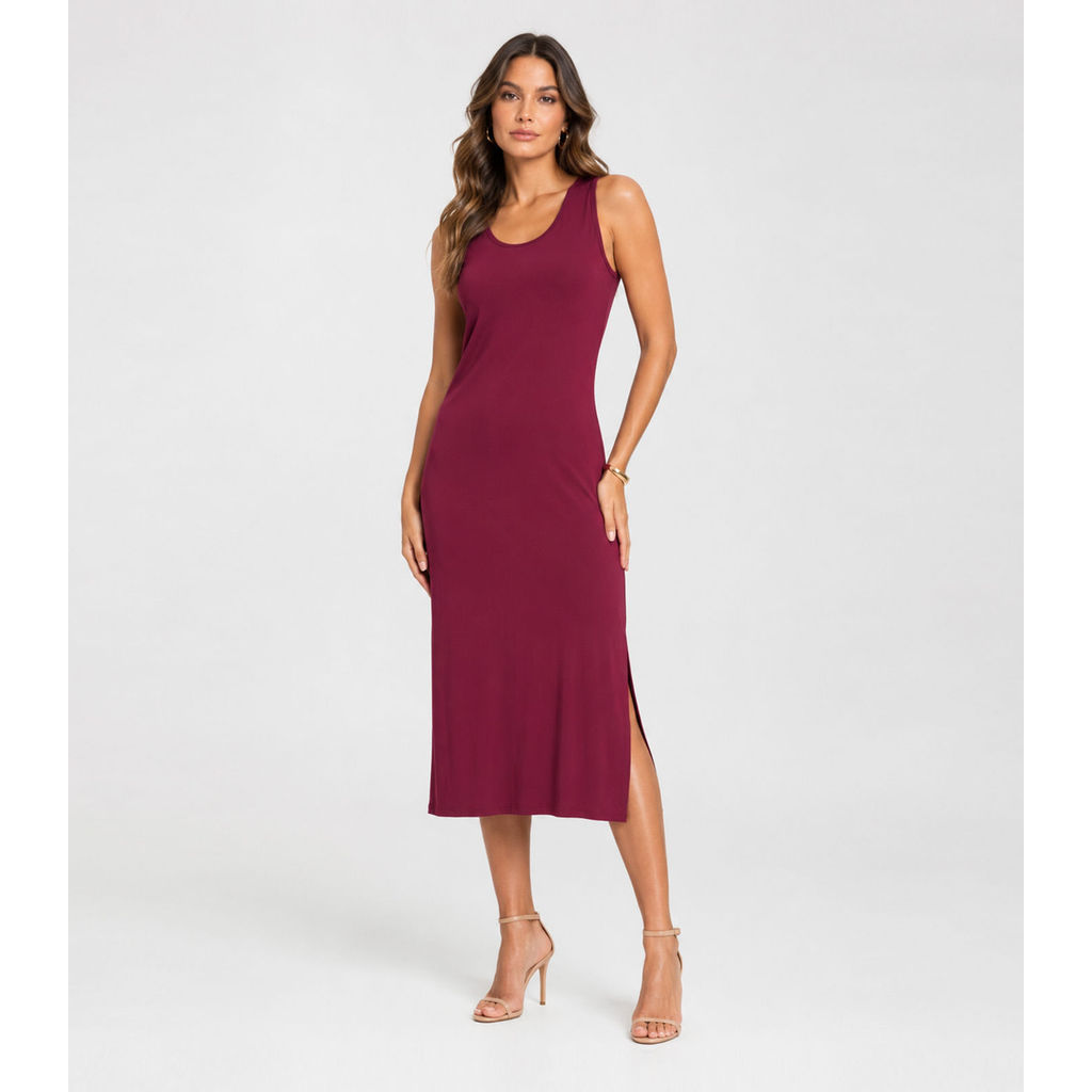 Vestido Midi Feminino Select Vermelho