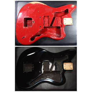 Warmoth jazzmaster Substituição de guitarra Nitro Paint Repair Display de renovação