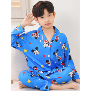 pijama infantil menino verão pijama infantil menino Pijamas para meninos, primavera e outono, mangas compridas finas 202