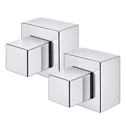 2 Acabamentos Para Registro Quadrado 1.1/2 Padrão Deca 50mm