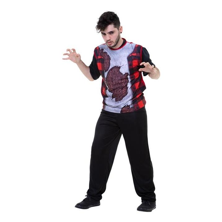 Fantasia Lobisomem Masculina de Halloween
