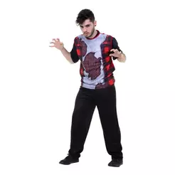Fantasia Lobisomem Masculina de Halloween