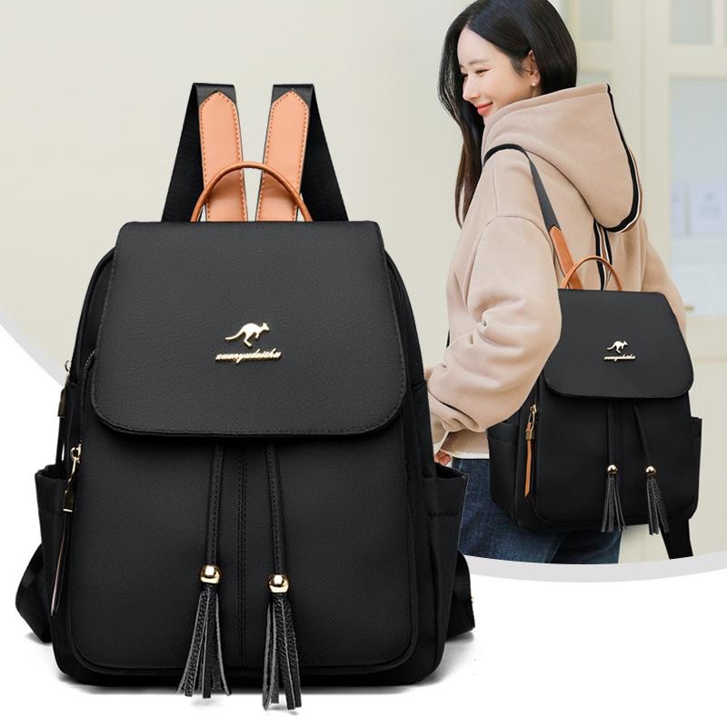 Oxford pano mochila feminina 2026 novo estilo moda All-Match mochila senhoras Casual mochila Commuter simples saco de vi