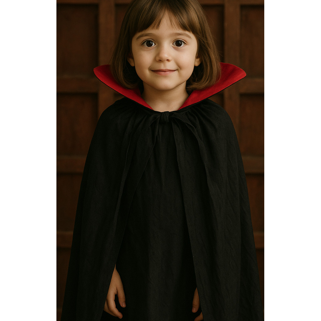 Capa Infantil de Vampiro Halloween