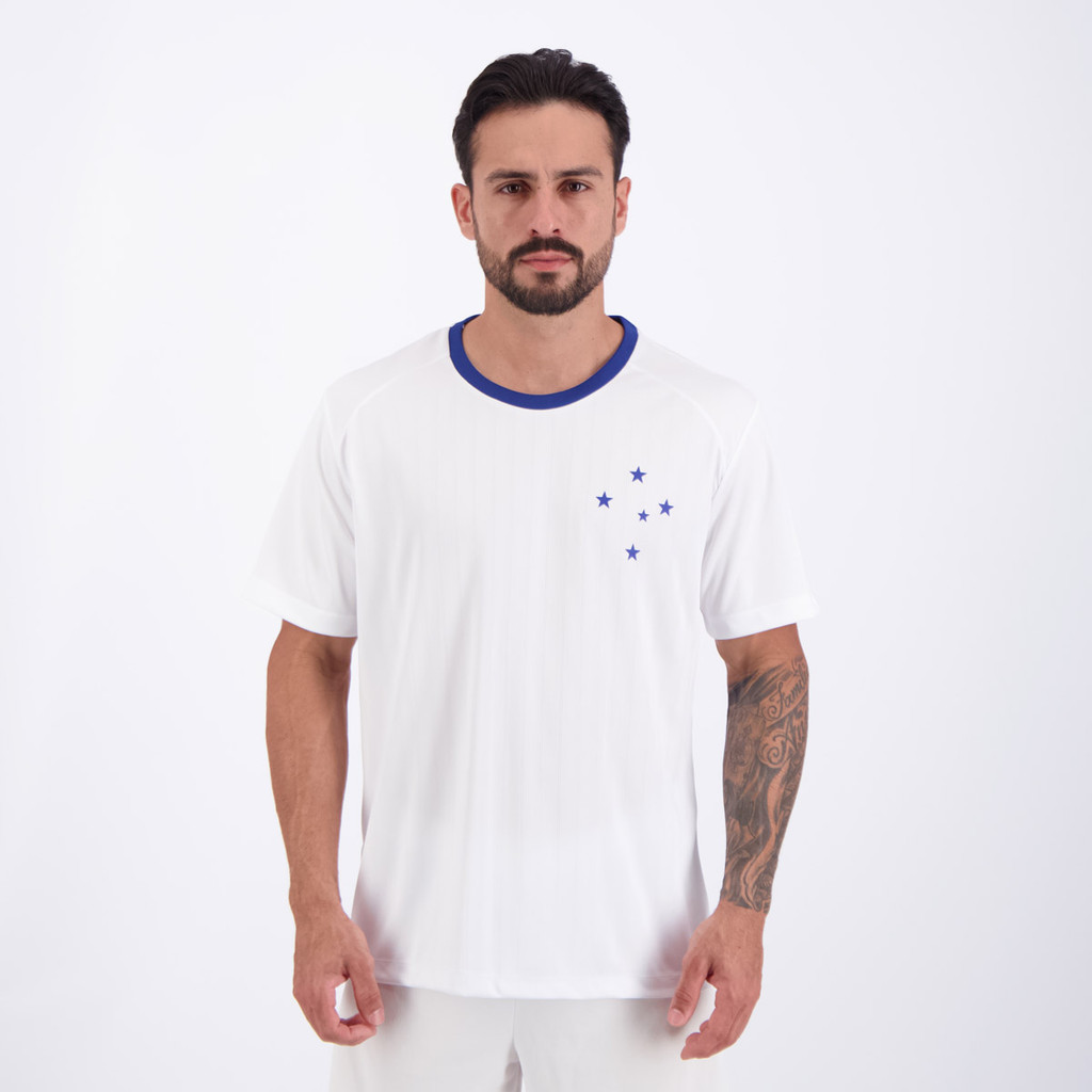 Camisa Cruzeiro Entrelaço Branca