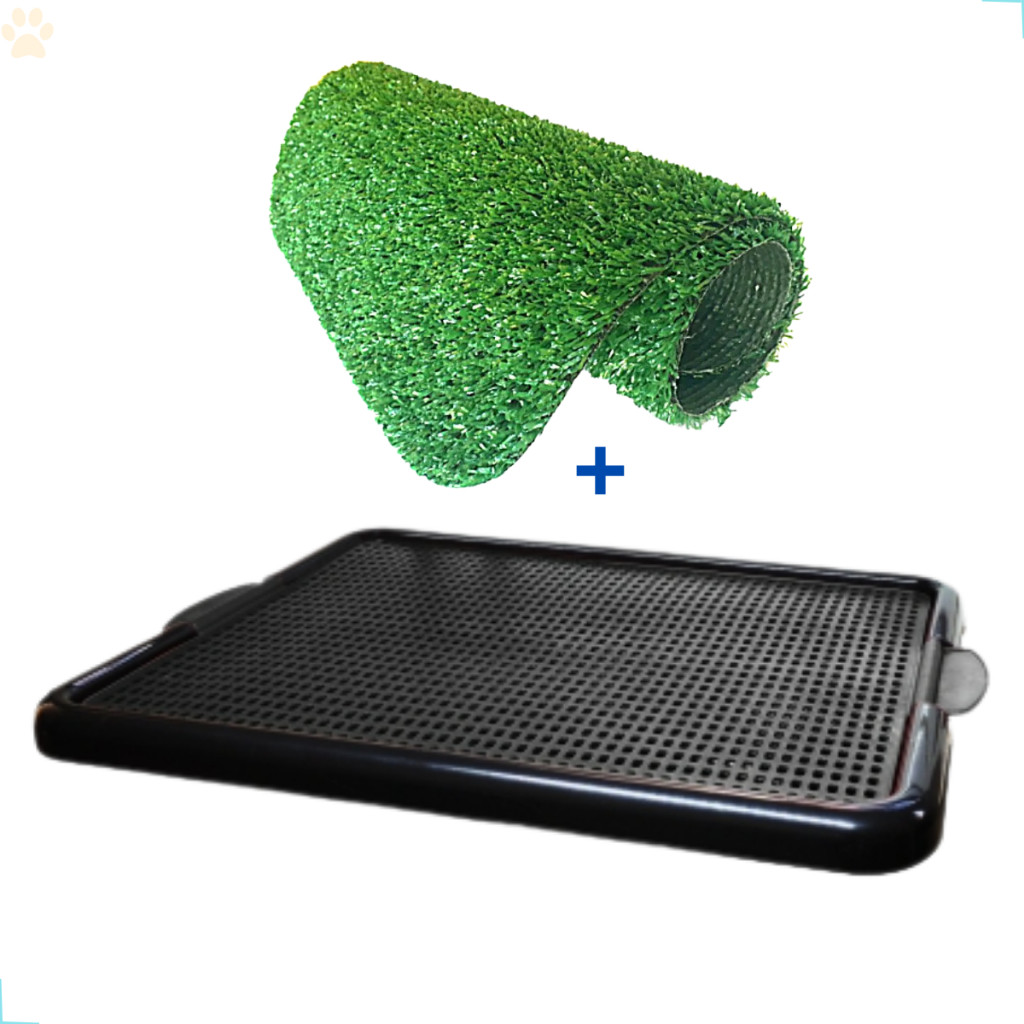 Sanitário Canino Xixi Dog Banheiro Pet Tapete Higiénico de Grama Para Cães em Oferta na Shopee