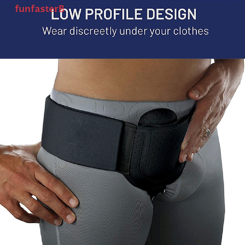 [FunfasterB] Treliça De Hérnia De Cinto Para Esportiva Inguinal Alívio Da Dor Correia De Recuperação [Novo] em Oferta na Shopee