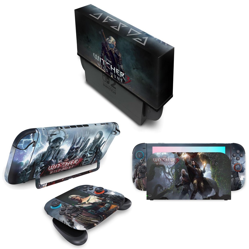 Kit Capa e Skin Anti-Rage para Nintendo Switch 2 - The Witcher 3: Wild Hunt