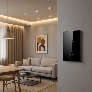 Interruptor Inteligente Touch WiFi 2 Botões Preto Avant Neo em Oferta na Shopee