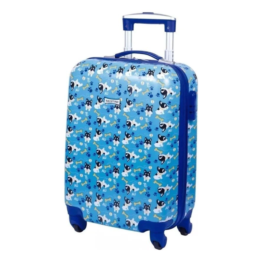 Mala Bordo Infantil Malinha Kids Dog Rodinhas 360 Sestini G