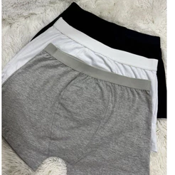 Kit 7 Cueca Boxer masculino Algodão premium Tamanho P/M/G/GG