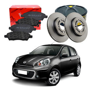 Kit Disco Pastilha Freio Dianteiro March 1.0 1.6 2012 A 2014 em Oferta na Shopee