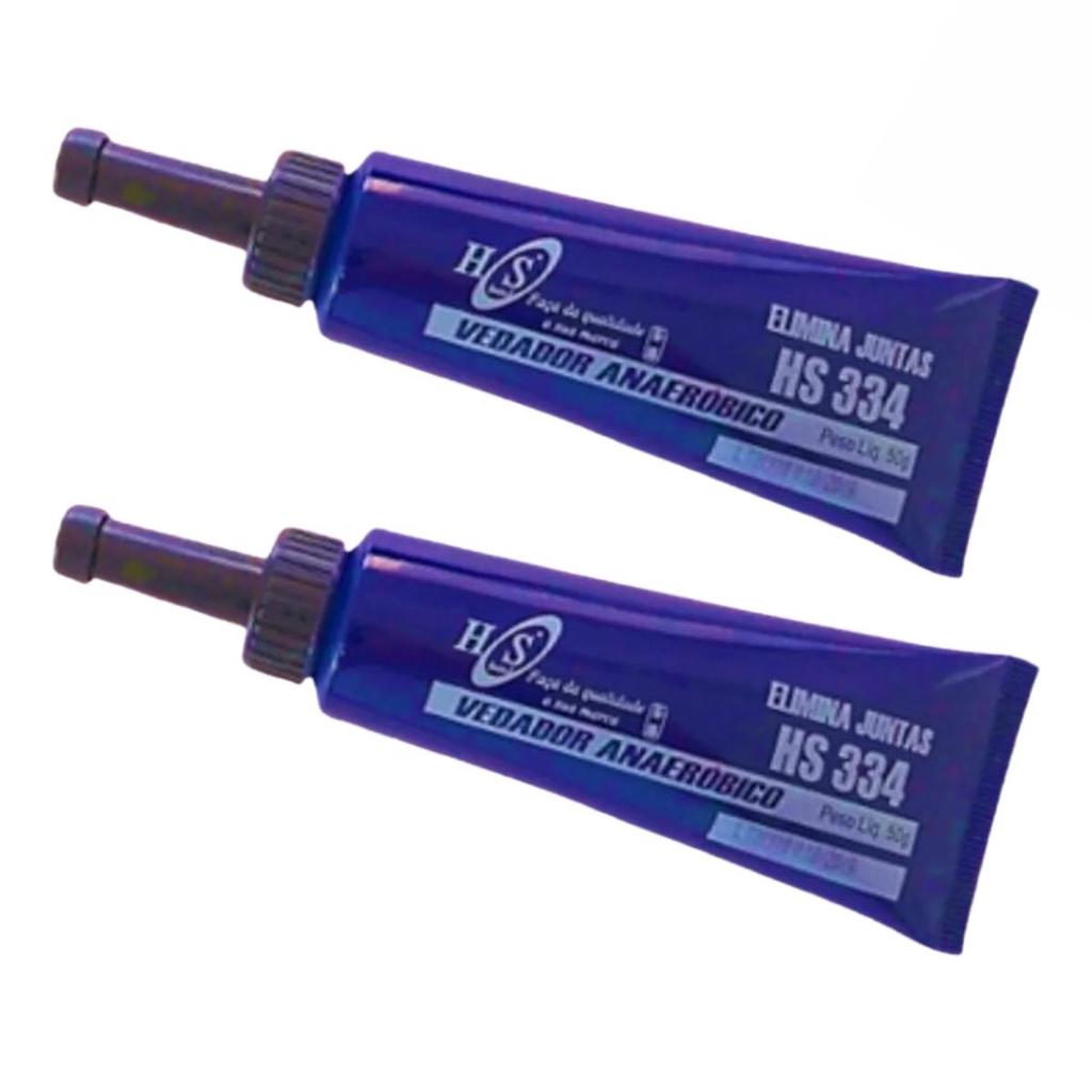 Kit 2 Trava Vedador Anaerobico Hsbond 50g Alta Resistencia HS Bond Kit2-4045