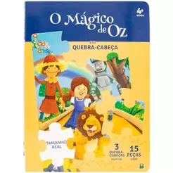 Livro Quebra-Cabeça | QC20X27 | Cássicos em Quebra-Cabeça: O Mágico de Oz