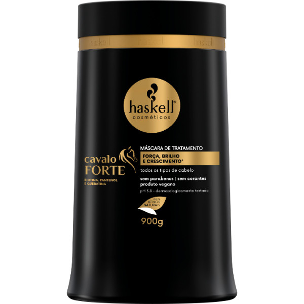 Máscara Cavalo Forte 900gr Haskell em Oferta na Shopee
