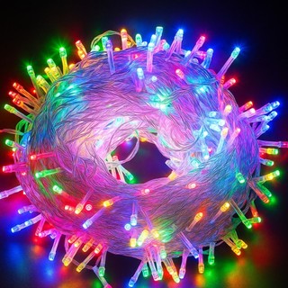 Pisca Pisca Natal Cordão 100 Leds 10m 8 Funções Varias Cores 110v / 220v