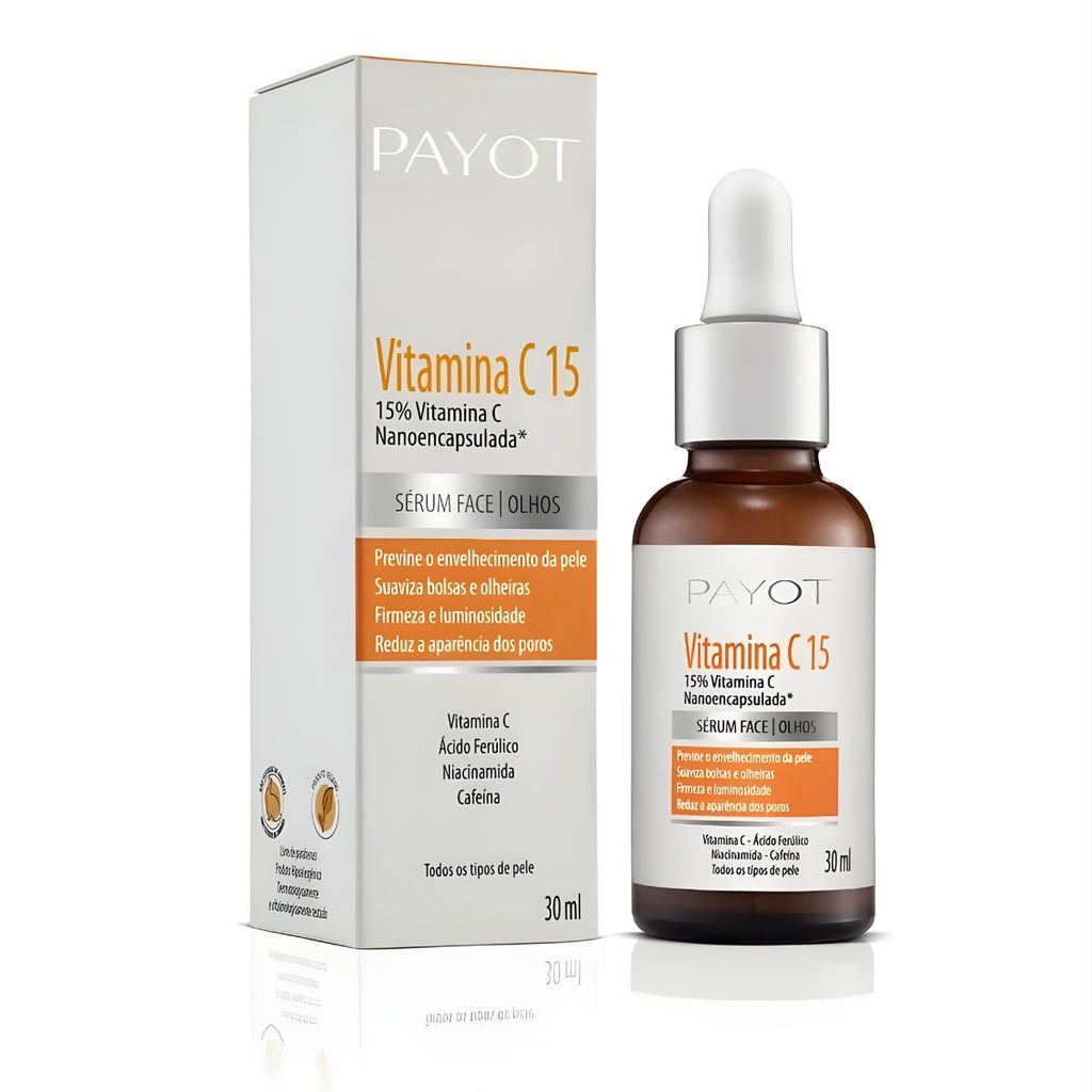 Sérum Vitamina C15 Payot  Antioxidante, Iluminador e Antissinais 30ml