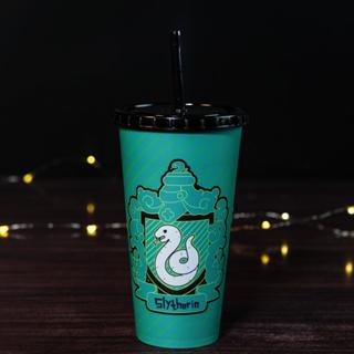 Copo Harry Potter Charms com Canudo 700 ml Plasútil em Oferta na Shopee