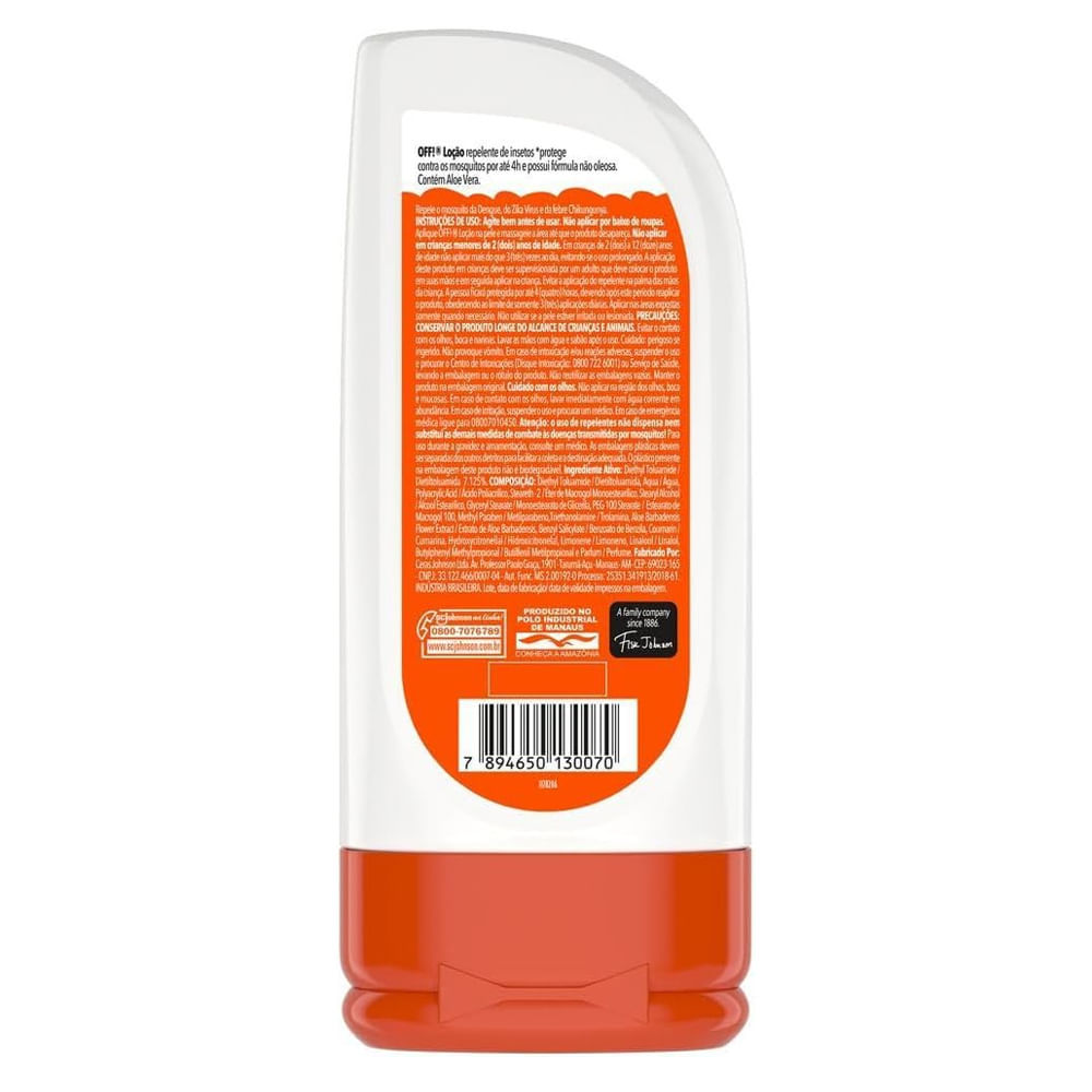 Detalhes do Repelente Loção Off Family 200ml