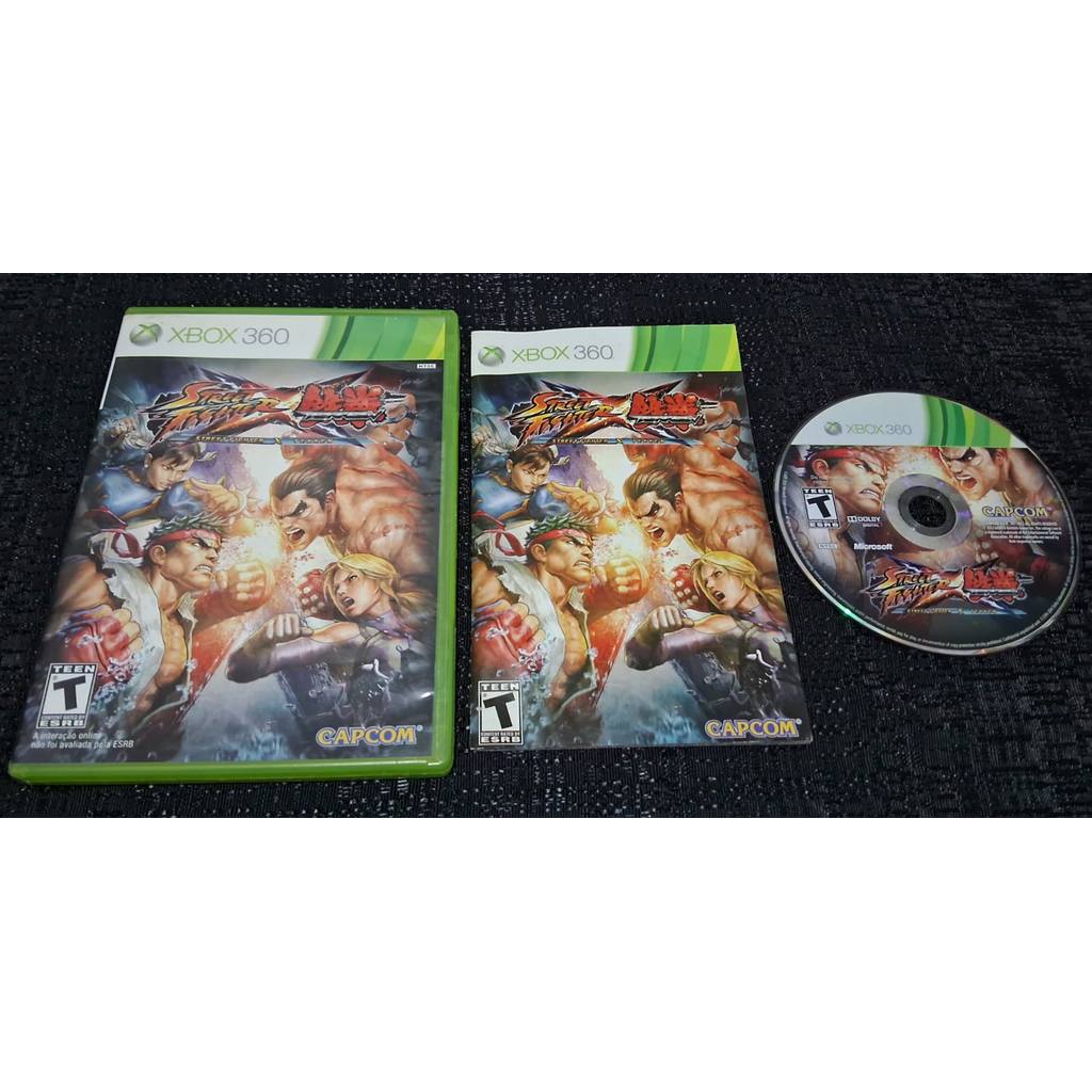 Street Fighter x Tekken para XBOX 360 - Jogo original e pouco comum atualmente