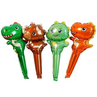 Kit c/ 20 Balão Metalizado Bastão Dinossauro 59cm - 5 Cada em Oferta na Shopee