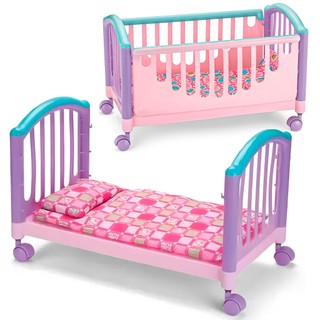 Berço Para Boneca Bebê Reborn Brinquedo Bercinho Meu Soninho Para Meninas - Monte Líbano