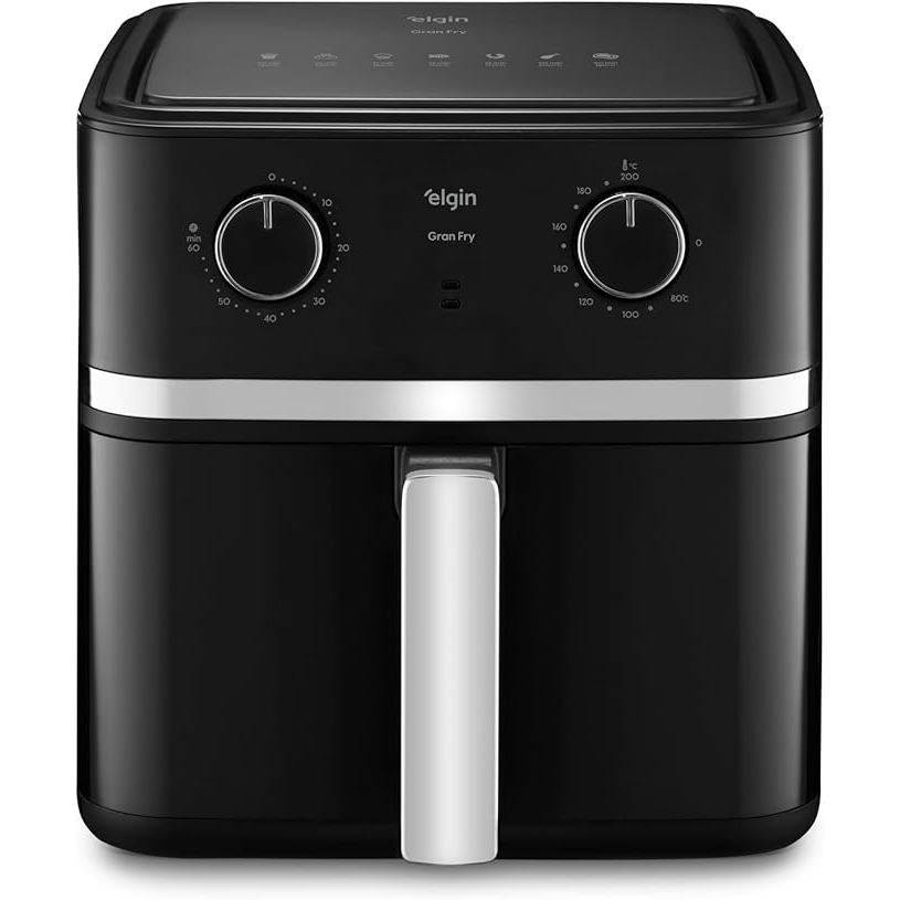 Air Fryer Elgin Gran Fry Afg80 8l 1750w Preto  - 127v