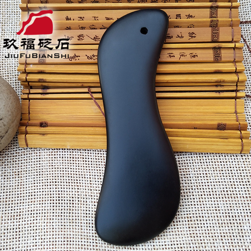 Natural autêntico Bianstone S placa de raspagem beleza rosto em torno dos olhos acupuntura massagem beleza vara mel perf