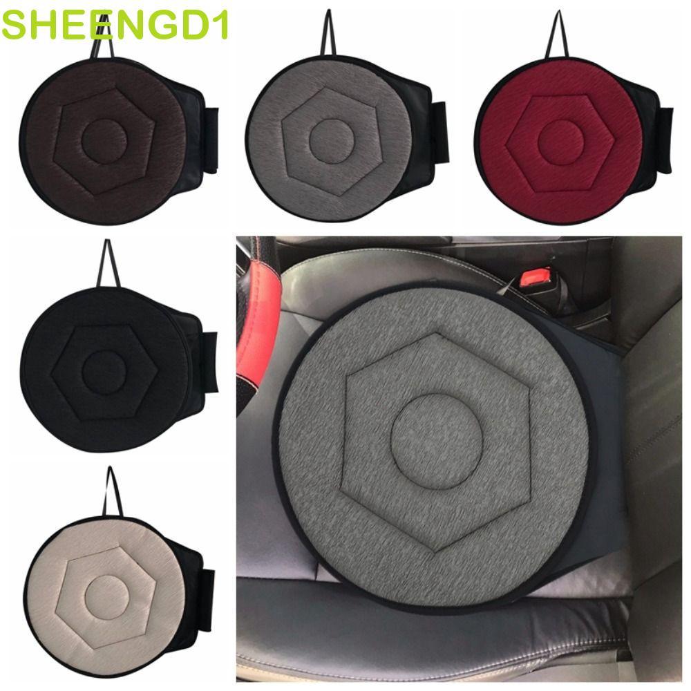 SHEENGD1 360 ° Almofada Giratória Para Assento De Carro , Com Rotação , Respirável