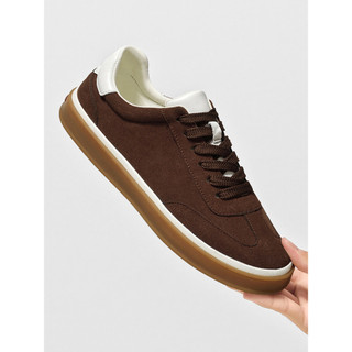 Sapatos masculinos de camurça de couro primavera novo estilo couro genuíno sapatos casuais de couro tênis na moda All-Ma
