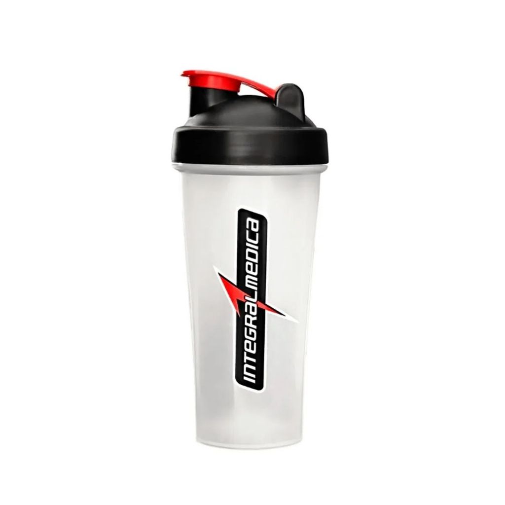 Coqueteleira 1 Dose Integralmedica Transparente Para Whey Creatina e Pré Treino
