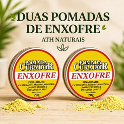 Kit 2Uni Pomada de Enxofre 20g - Envio Imediato
