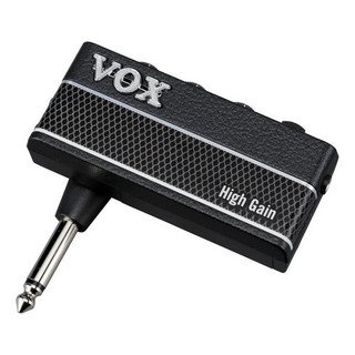 Mini Amplificador Vox Amplug 3 High Gain Guitarra Contrabaixo Preto Para Fone de Ouvido