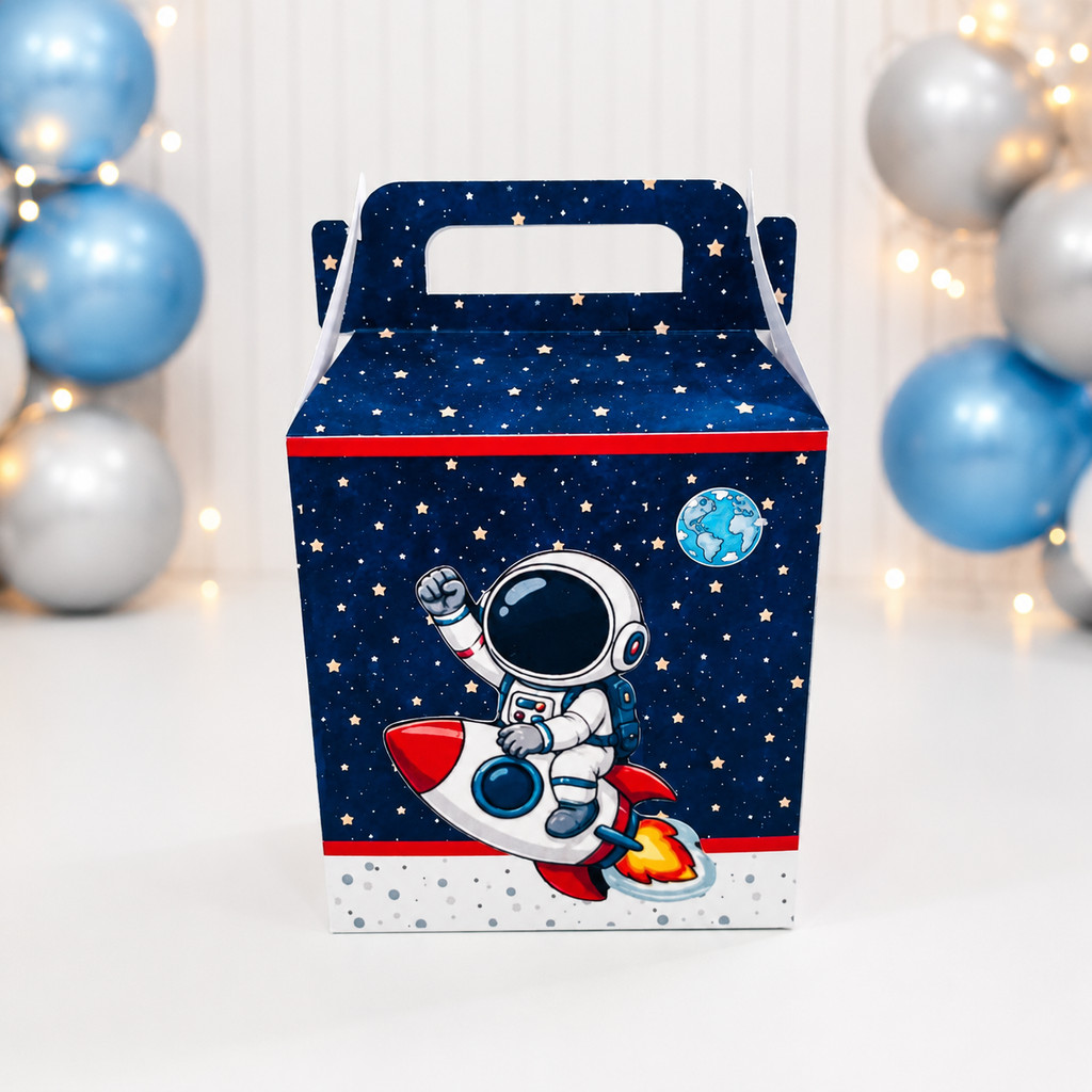 Kit Caixas Maleta Personalizadas ASTRONAUTA / Lembrancinha Festa / Kit Festa Astronauta / Aniversario