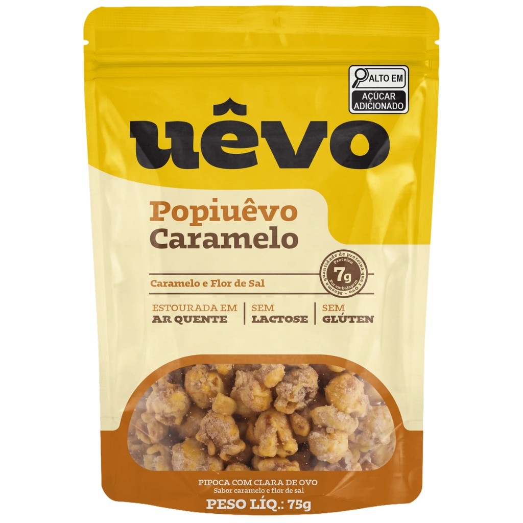 Pipoca Proteica Refil De 75g Uevo