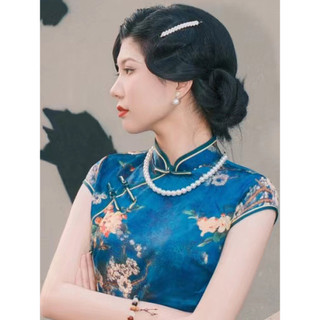 Com Cheongsam pérola colar acessórios colar senhoras novo estilo 50cm clavícula corrente camisola colar 405