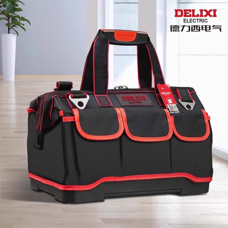 Bolsa de Ferramentas Delixi, Bolsa de Ferramentas para Eletricista, Bolsa de Ferramentas de Lona, Bolsa de Ferramentas M