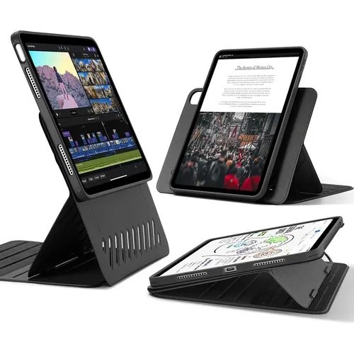 Capa iPad Air 13 M3 M2 2025 2024 Estojo Magnético 360 Preto ESR Shift A2898 A289