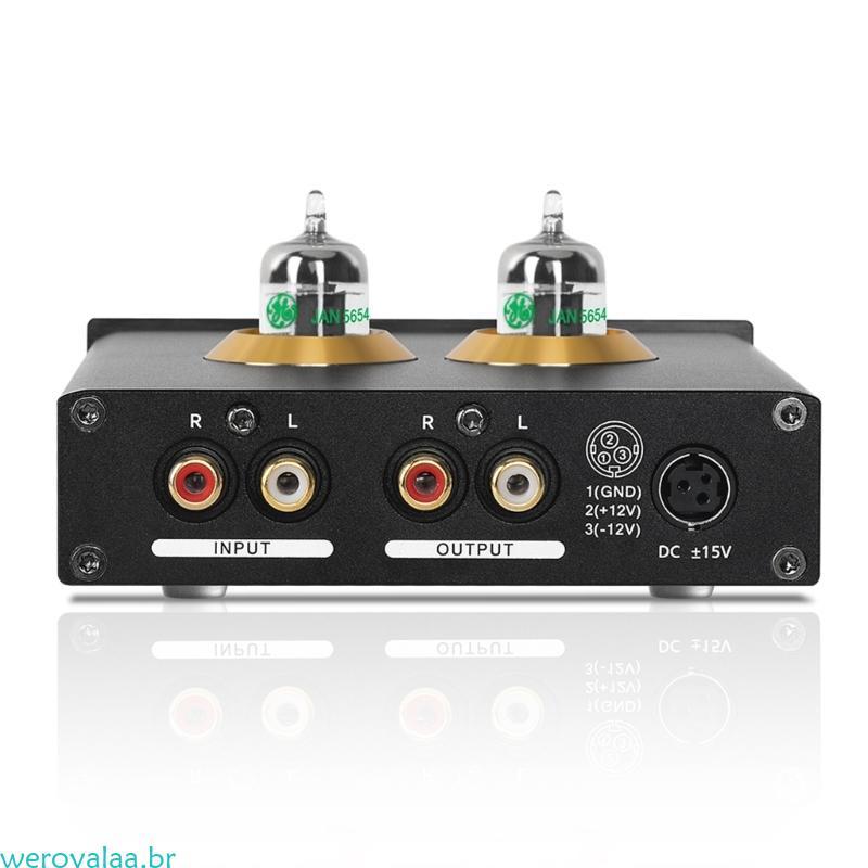 Weroyala Tubo Fidelidade Pré-Amplificador Áudio 6K4 Amplificadores Vácuo Buffers Ajuste Áudios