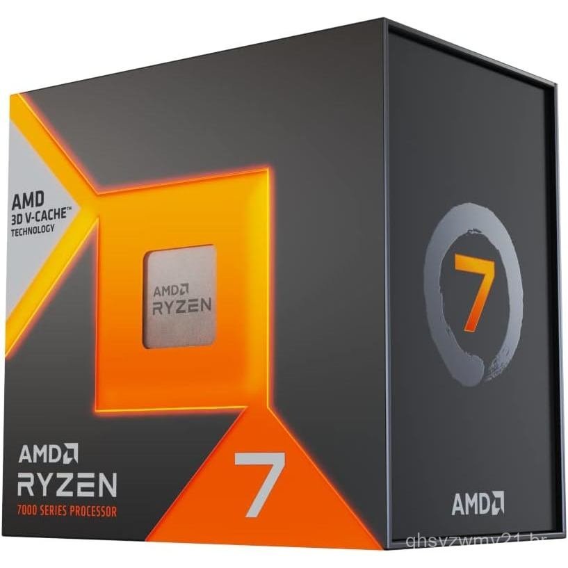 Processador Desktop AMD Ryzen 7 7800X3D de 8 Núcleos e 16 Threads ETAB