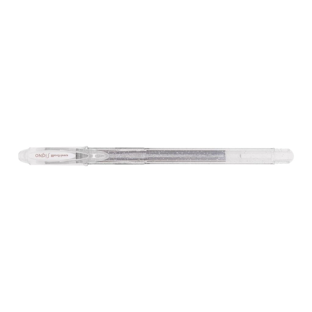 Caneta gel Sparkling Signo 0.7mm UM-120SP Prata Uni-Ball · foto 2