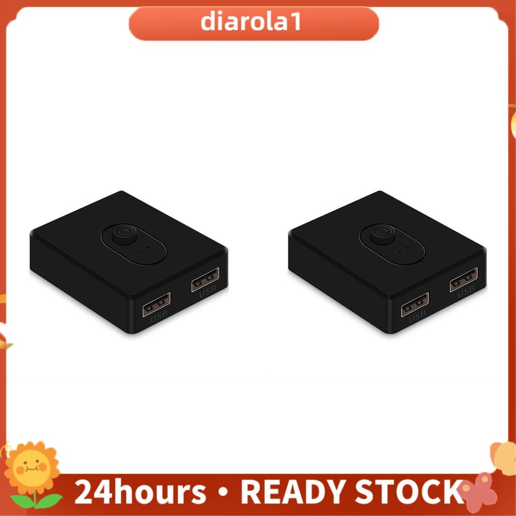 2X USB 2.0 KVM Switch 1X2/2X1 Switcher Divisor Controlador Compartilhado Para Computador Portátil Impressora Teclado Mou