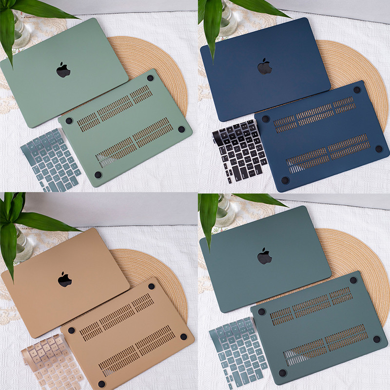 Doce Creme Fosco Caso Duro Para macbook Ar Pro 13 14 16 Polegada M5 M4 M3 M2 chi